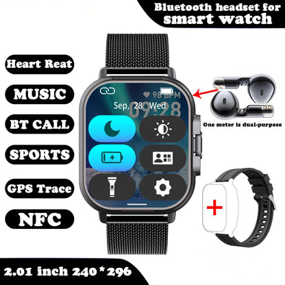 Smartwatch with Earbuds