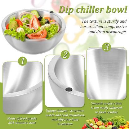 Stainless Steel Cooling Bowl